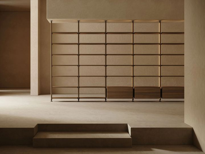 Lema – L25 – модульная отдельно стоящая система для разделения пространства.