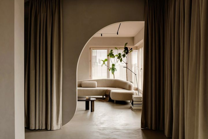 Тканевые шторы-перегородки