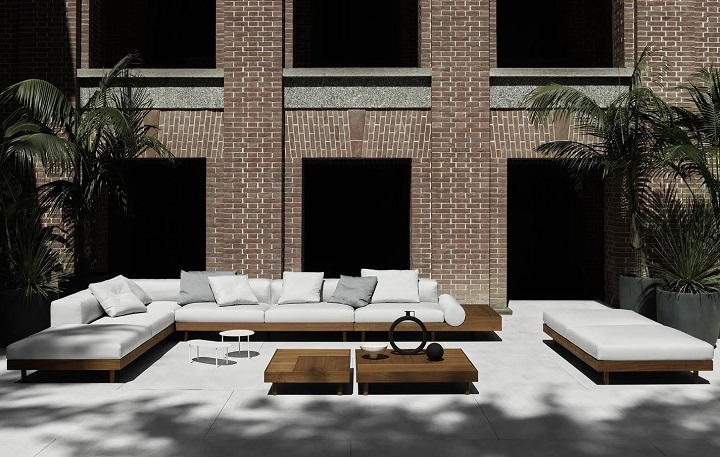 Расслабленный и неформальный: уличный диван, разработанный Дэвидом Квинкосесом для Living Divani