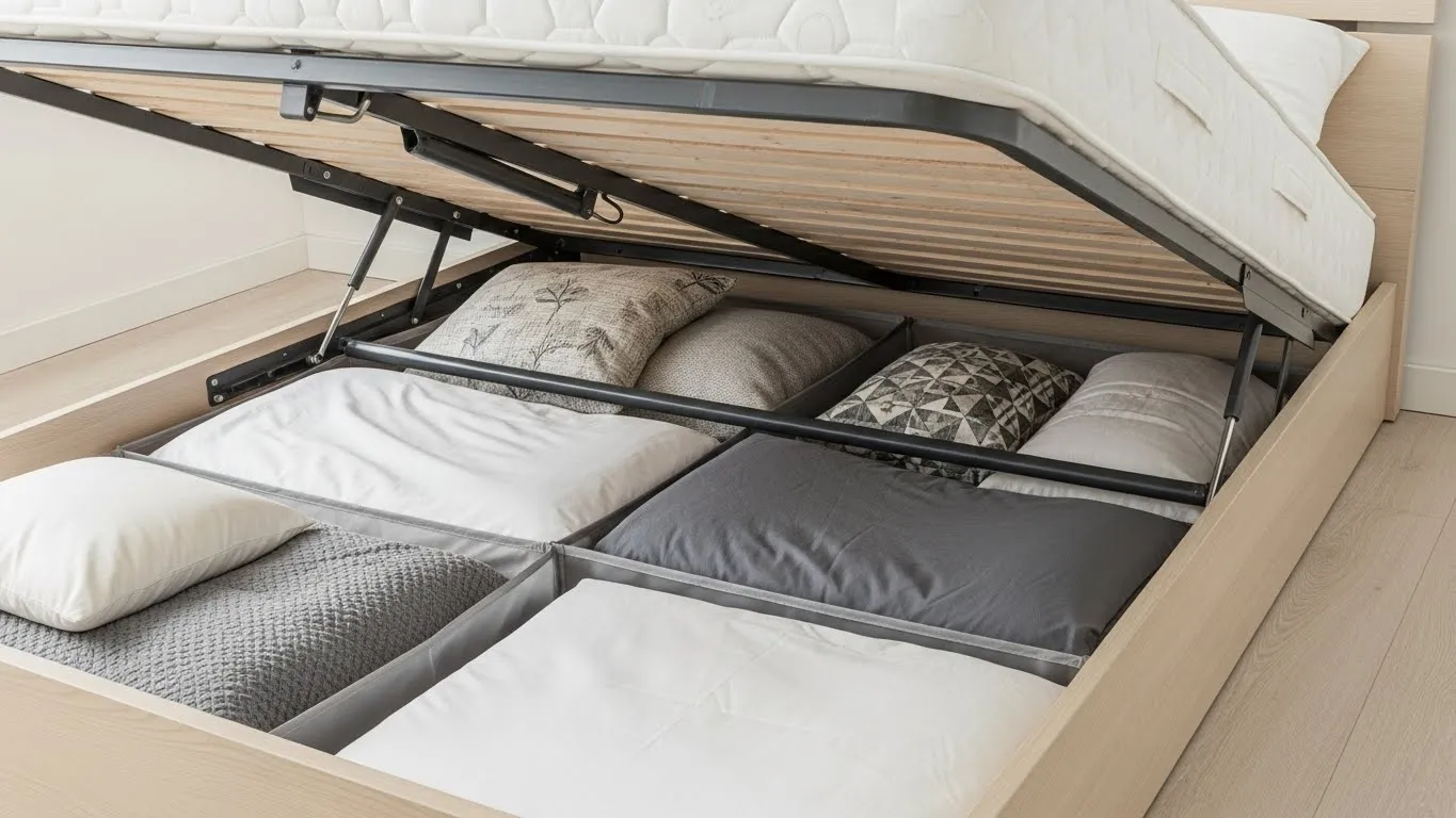 Кровать с подъемным механизмом