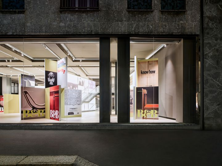 Экспозиция выставки Before & Beyond, B&B Italia.