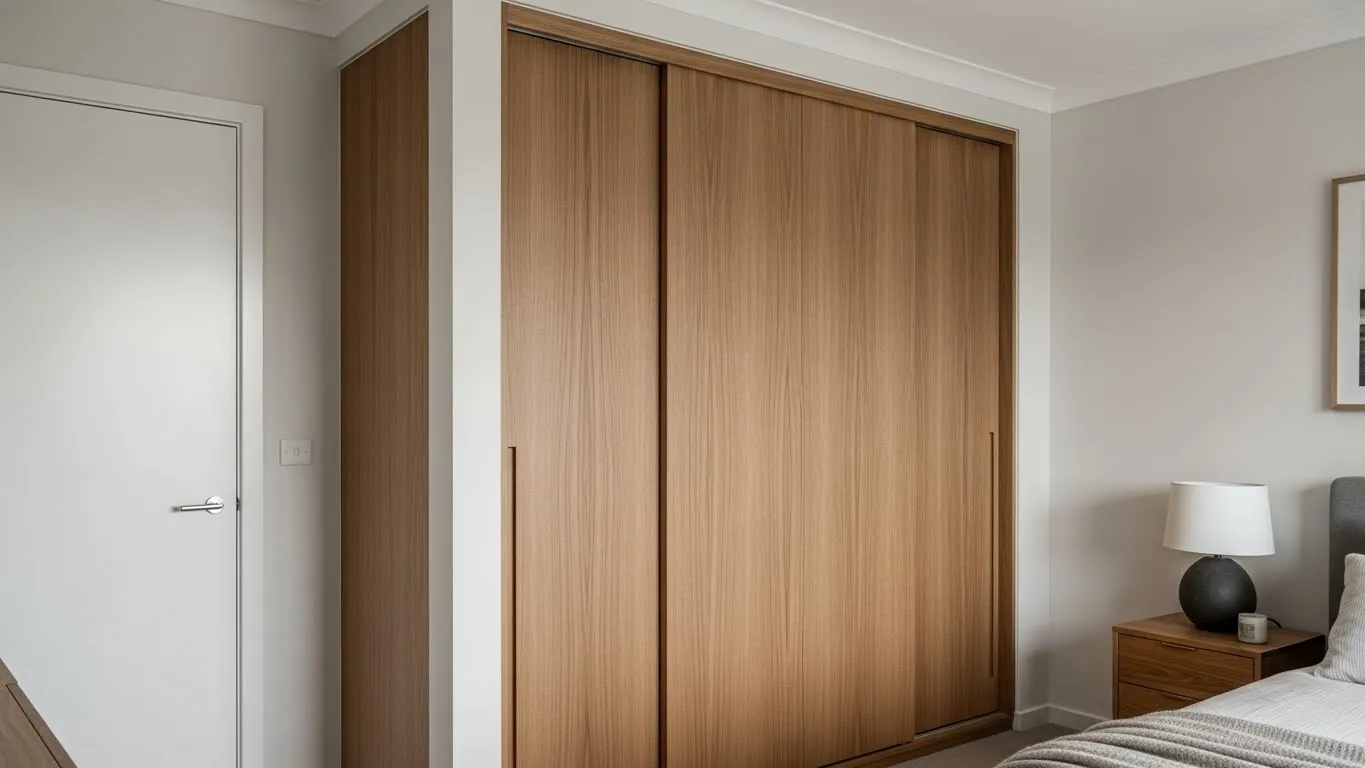 Встроенный шкаф-купе от пола до потолка