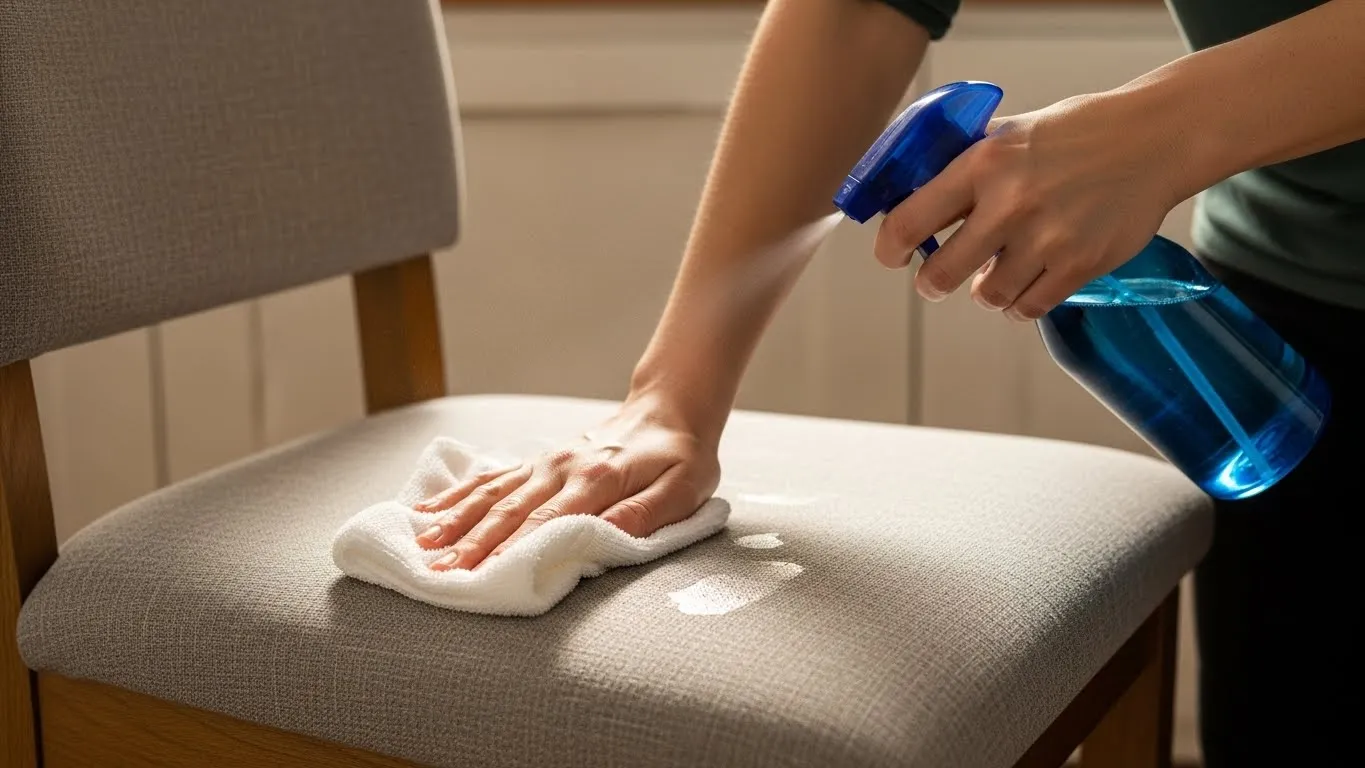 Уход за мягкой обивкой стула