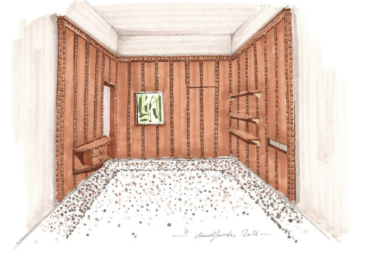 La Boiserie, эскиз.