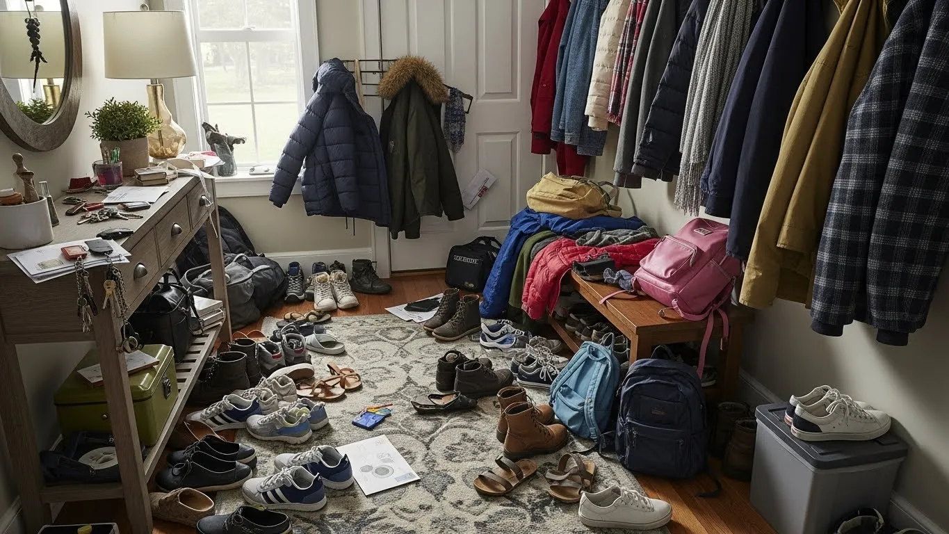 Типичная ошибка: беспорядок в прихожей из-за непродуманной мебели