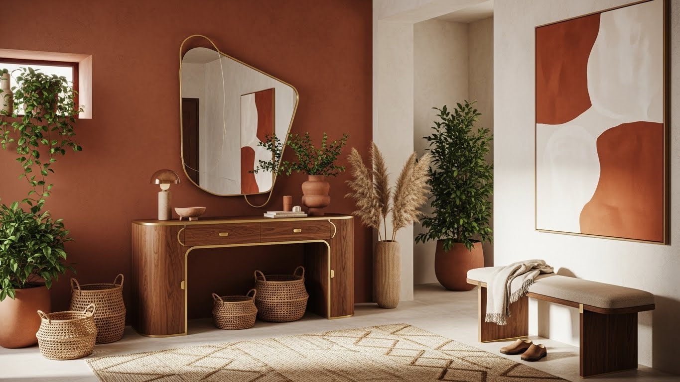 Трендовый интерьер прихожей 2026 года