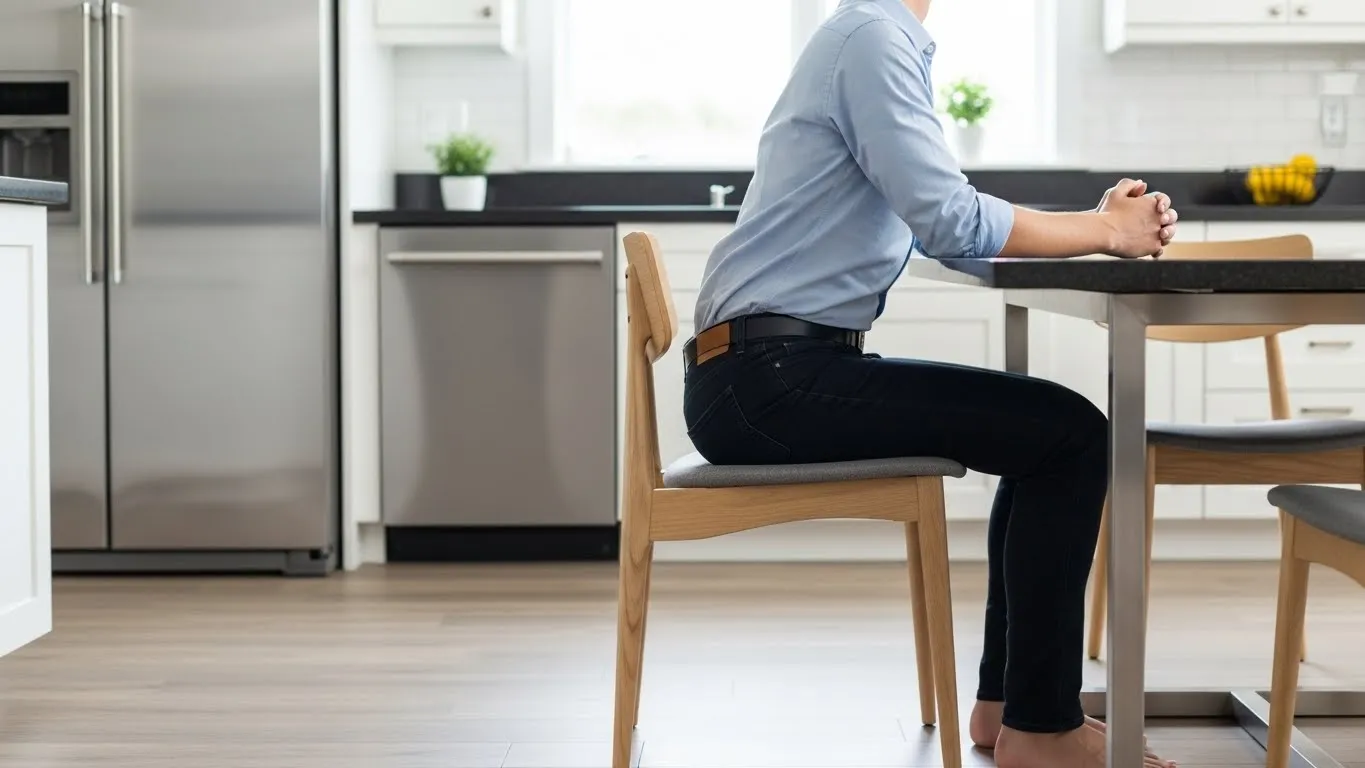 Правильная эргономика сидения за столом