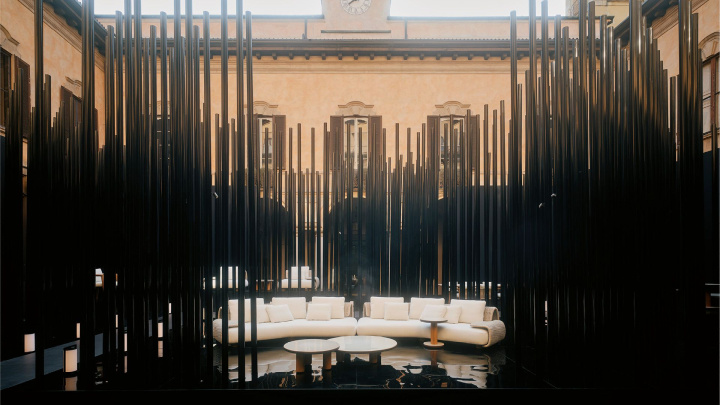 Городской лес от Studioutte для Poliform в Палаццо Клеричи