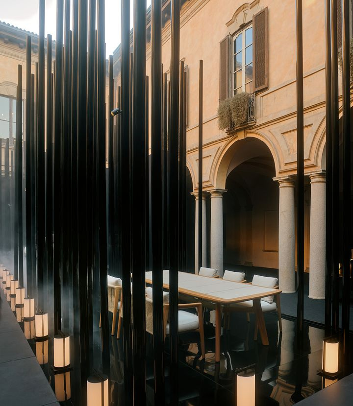 Стол Curve и стул Ponte, Poliform