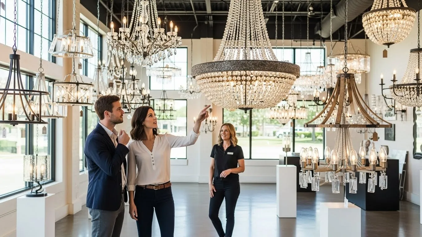 Инфографика: как рассчитать размер люстры