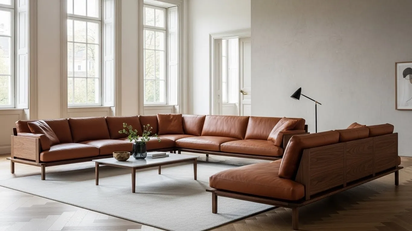 Итальянский модульный диван как элемент архитектуры