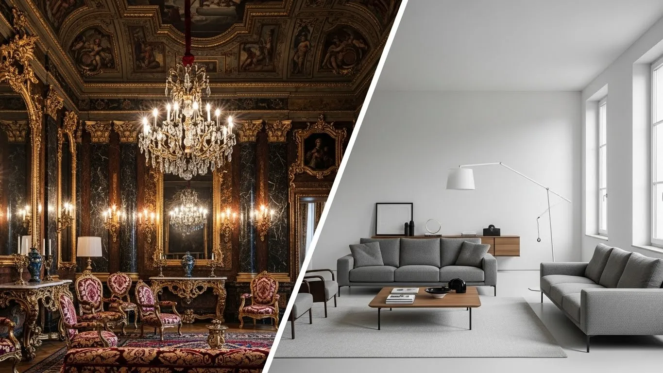 Сравнение классического барокко и современного миланского стиля