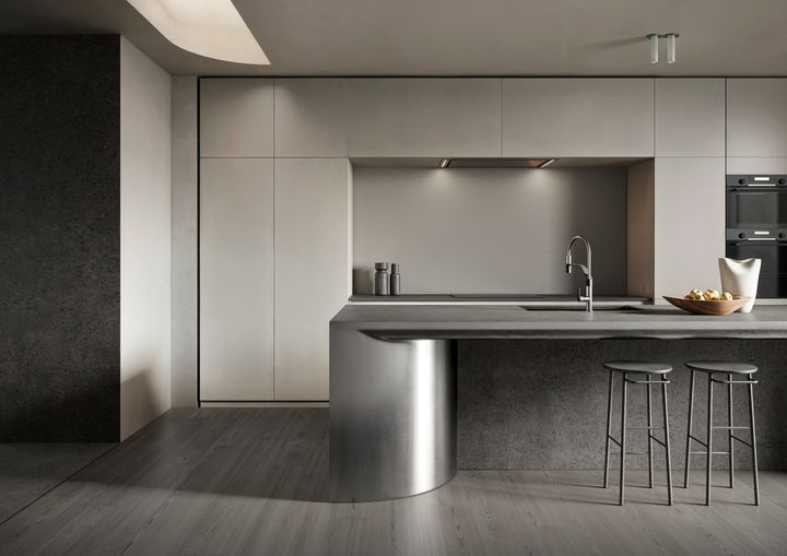 Casalgrande Padana, ELEMENTS Essence, Pebbles black и Texture antracite