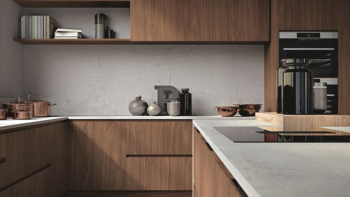 Кухня из шпонированной фанеры / Riva 1920 / LA CUCINA от Маттео Туна