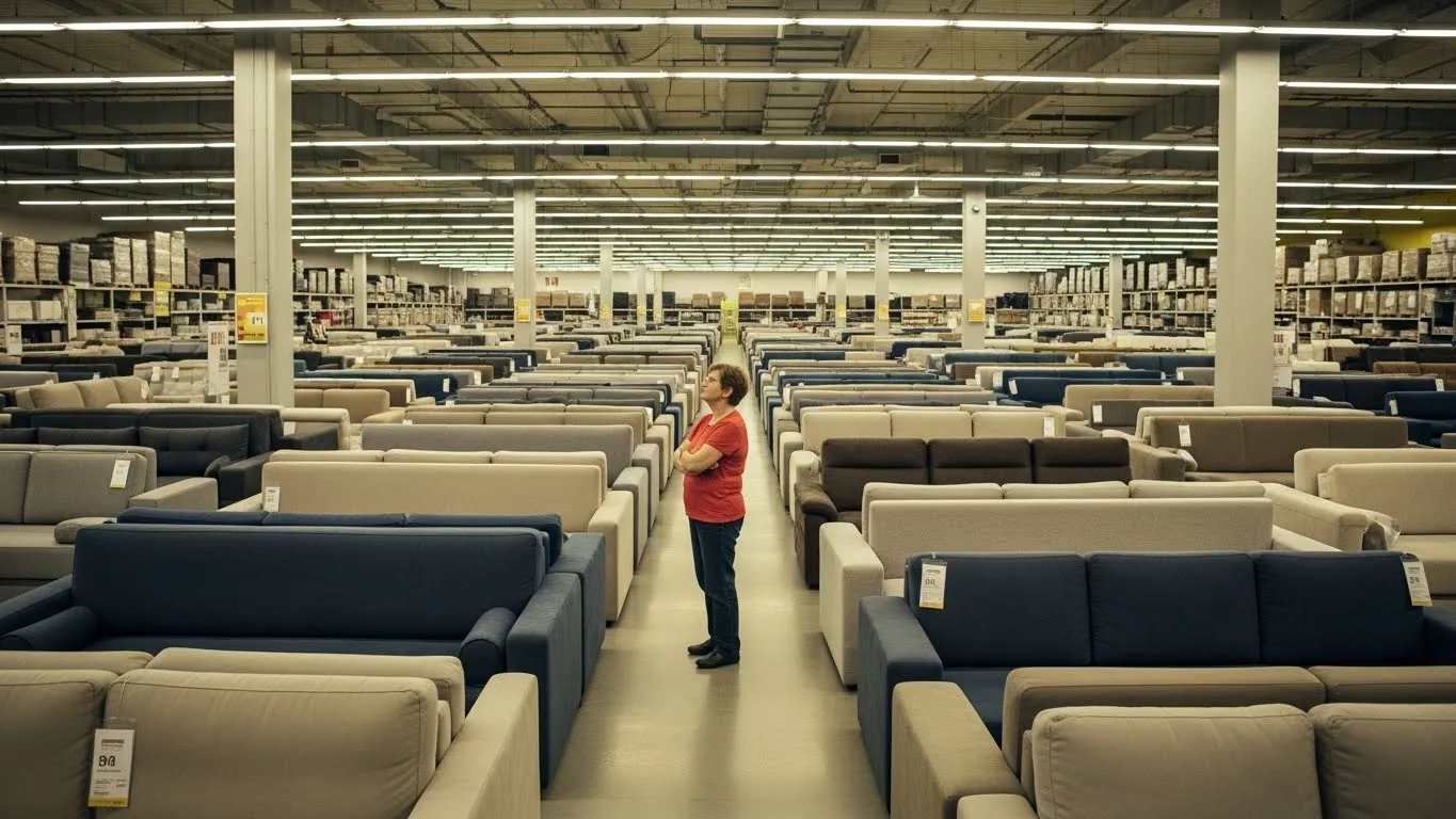 Хаос выбора в магазине масс-маркета