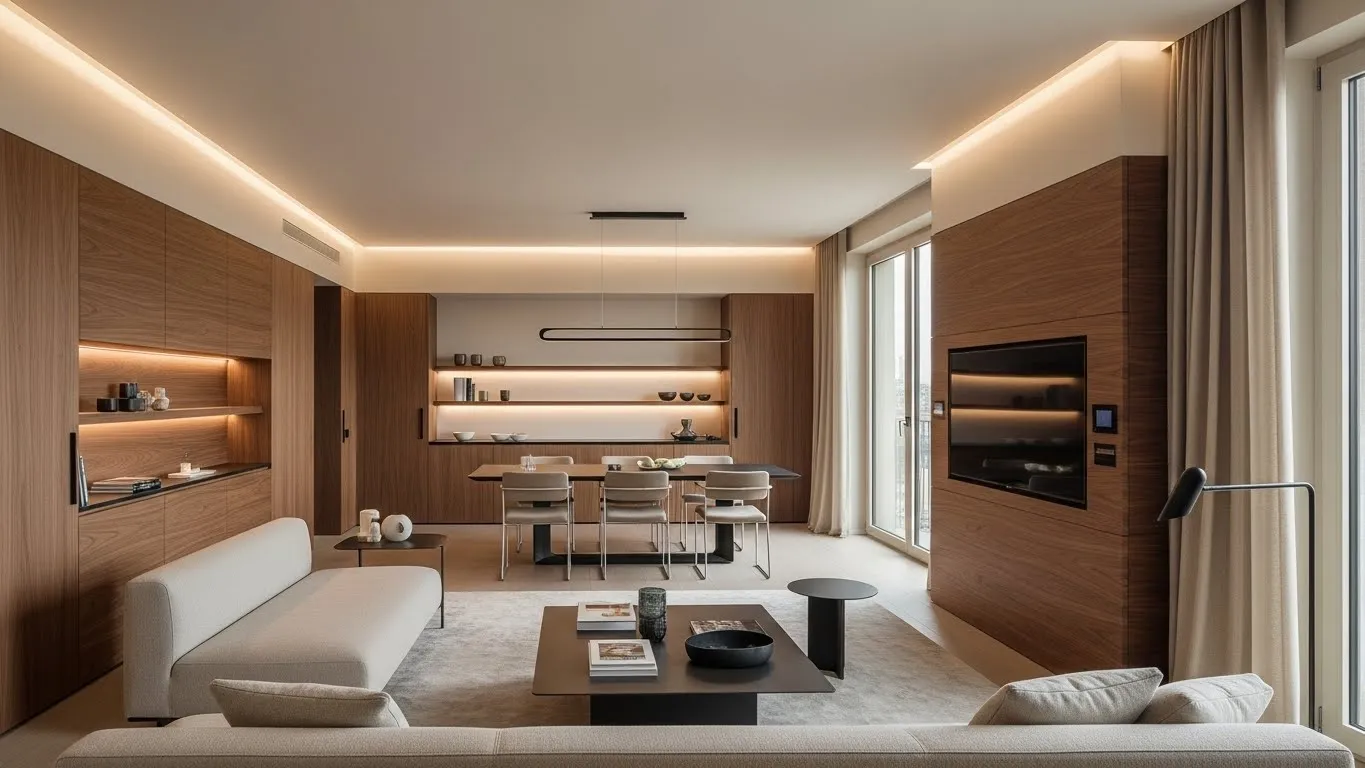 Современный миланский интерьер