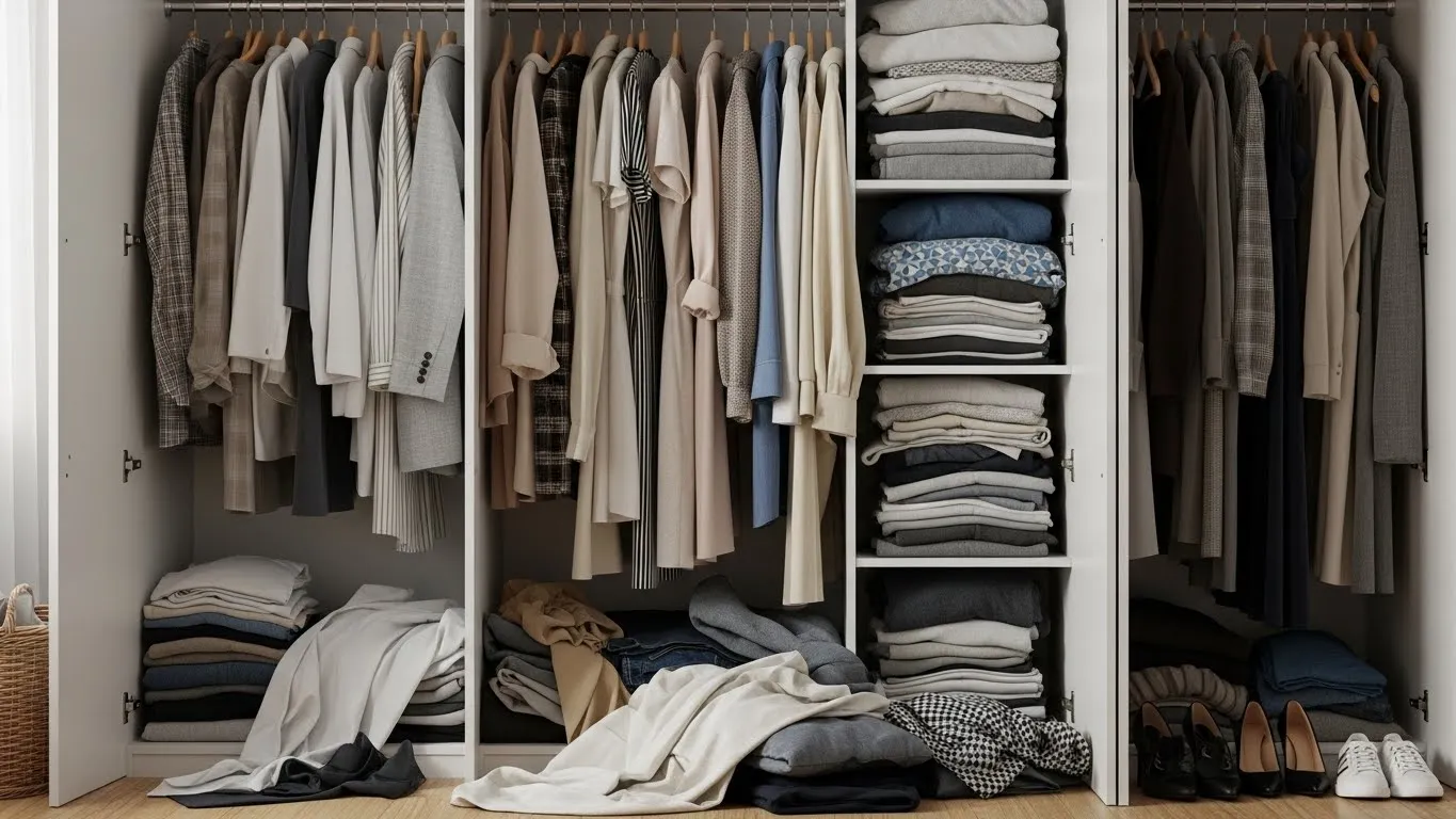 Переполненный шкаф из-за неправильного планирования