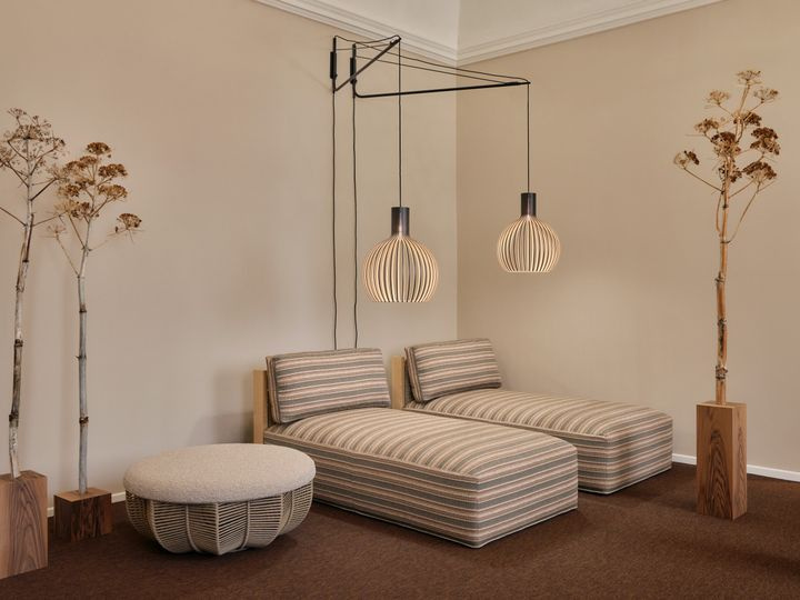 Инсталляция Atrio Calmo от Barbieri Magalini для laCividina. Фото: Luigi Fiano e Ardesia Coco