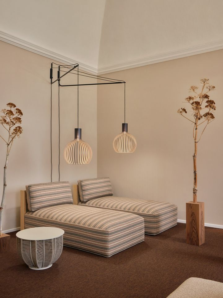 Инсталляция Atrio Calmo от Barbieri Magalini для laCividina. Фото: Luigi Fiano e Ardesia Coco