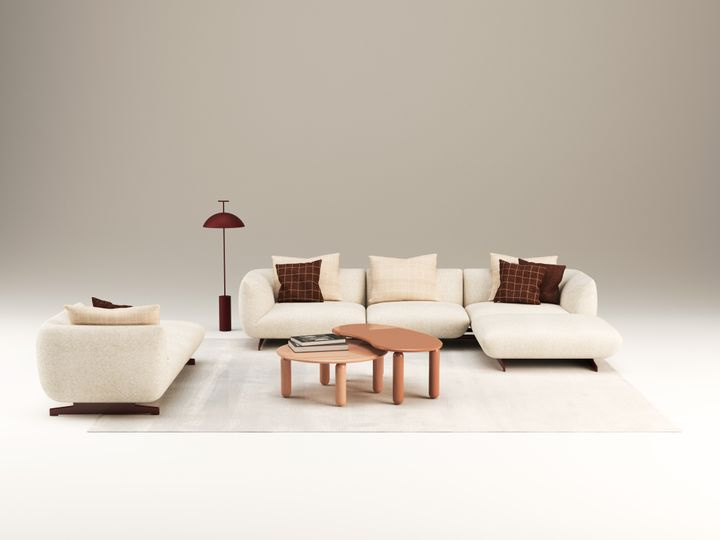 Щедрые пропорции и глубина сиденья приглашают к отдыху и общению.