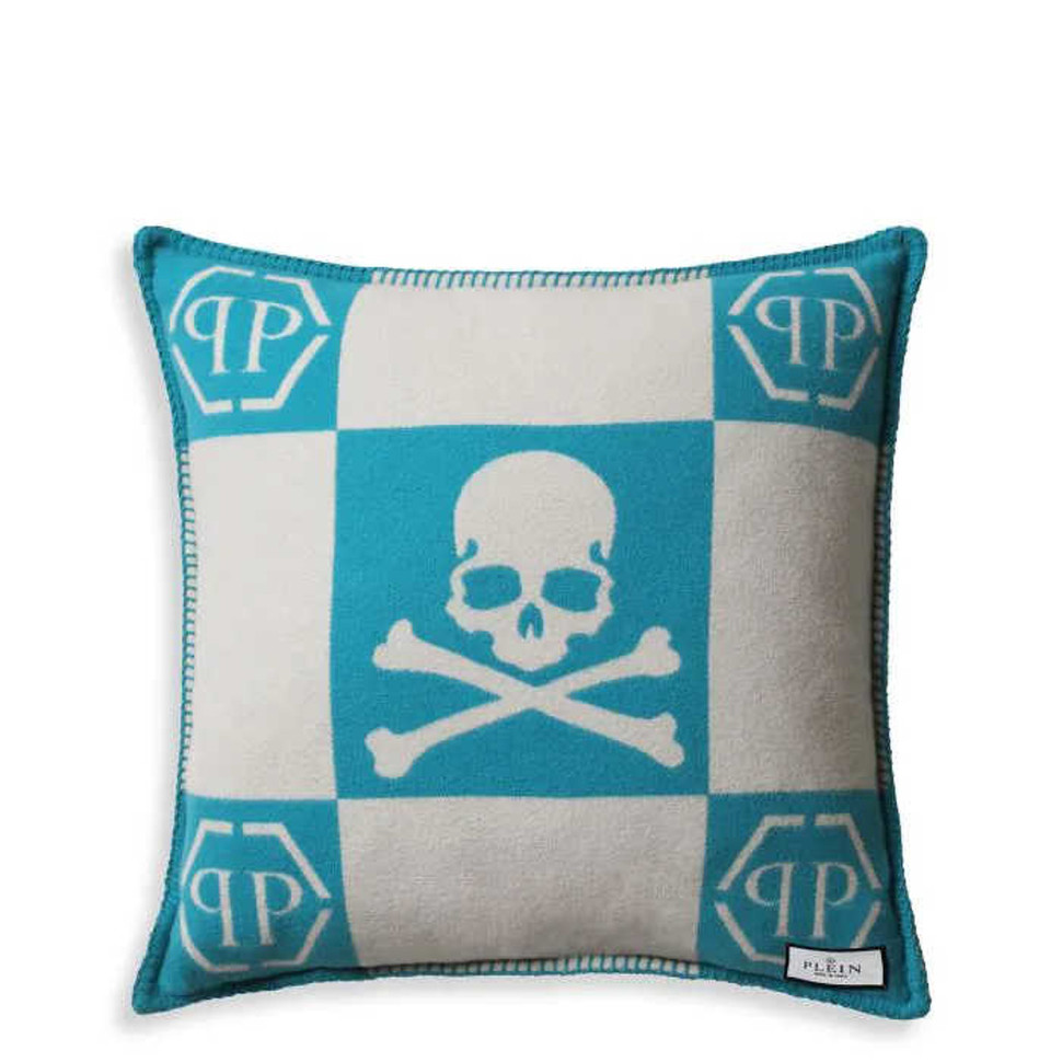 Подушка Eichholtz Cashmere Skull Philipp Plein 45 x h45 см