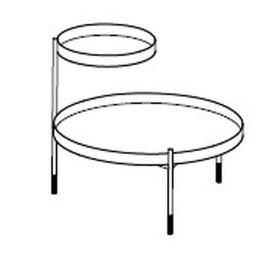Журнальный столик Planet Bontempi Casa Bontempi Casa 82 x 82 x 60/29h nc94883
