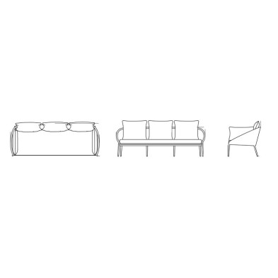 Диван Rodona Skyline Design Rodona 215 x 79 x 77h nc102409