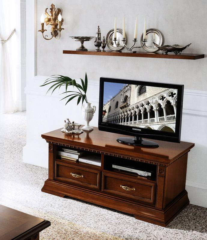 Tumba Pod Televizor Prama Palazzo Ducale 71ci01 Iz Italii Stil Material Dostavka I Oplata