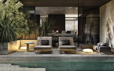 Шезлонг Minotti Sunray