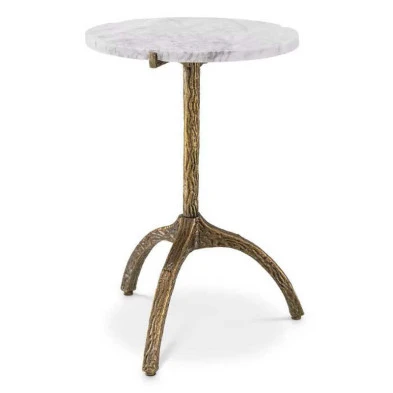 Приставной столик Cortina Oval Eichholtz Tables And Desks 45,5 x 34,5 x 58h nc99541