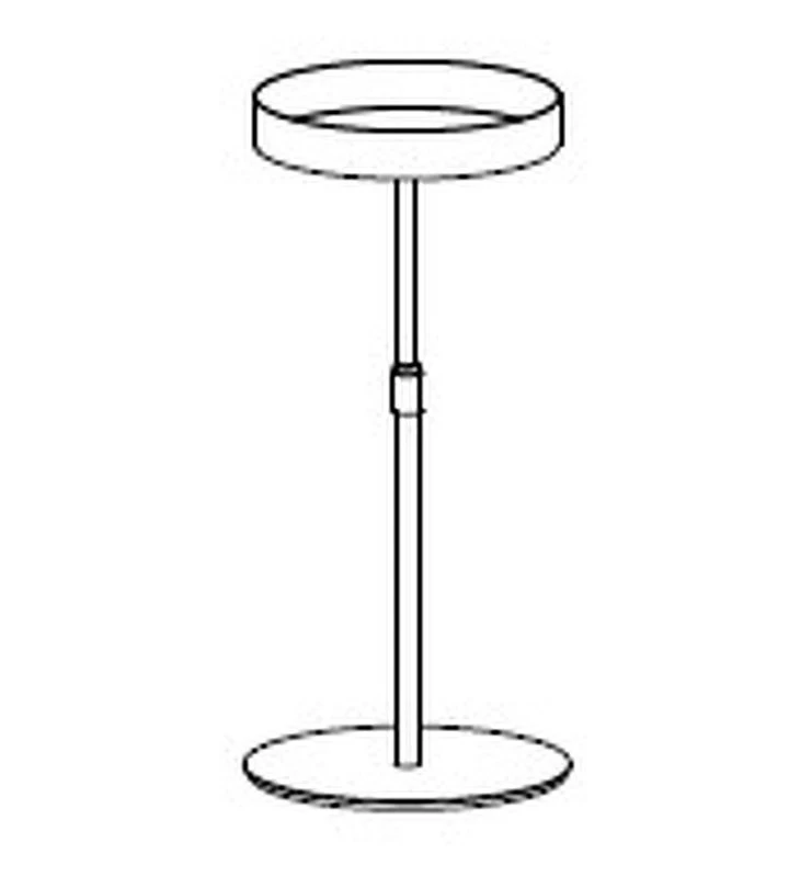 Приставной столик Lift Bontempi Casa Bontempi Casa 50/82h x ø34 nc94898
