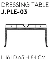 Размеры Туалетный стол Jumbo Collection Pleasure