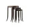 Набор столиков (3шт) Fratelli Barri Mestre 37,5 x 37,5 x 71,5h nc29894