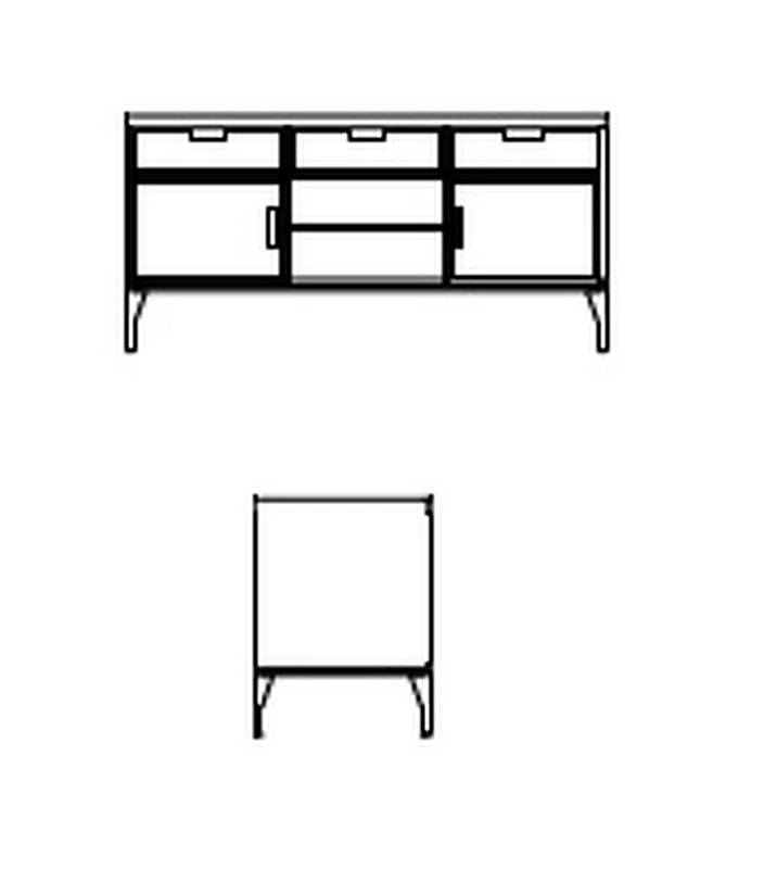 Буфет Brafta Skyline Design Brafta 162 x 60 x 80h nc89489