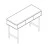 Туалетный столик Mod Interiors Altea 120 x 50 x 80h nc105048