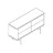 Комод Mod Interiors Altea 140 x 45 x 78,8h nc105051