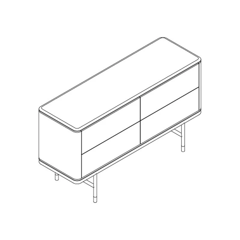 Комод Mod Interiors Altea 140 x 45 x 78,8h nc105051