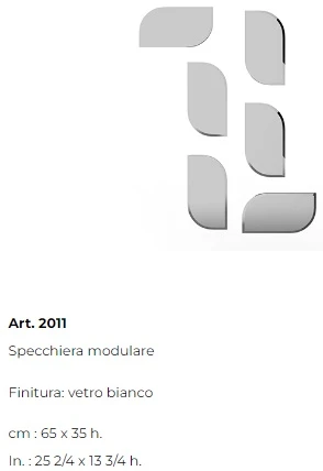 Размеры Зеркало Bizzotto Italia Leaf 2011