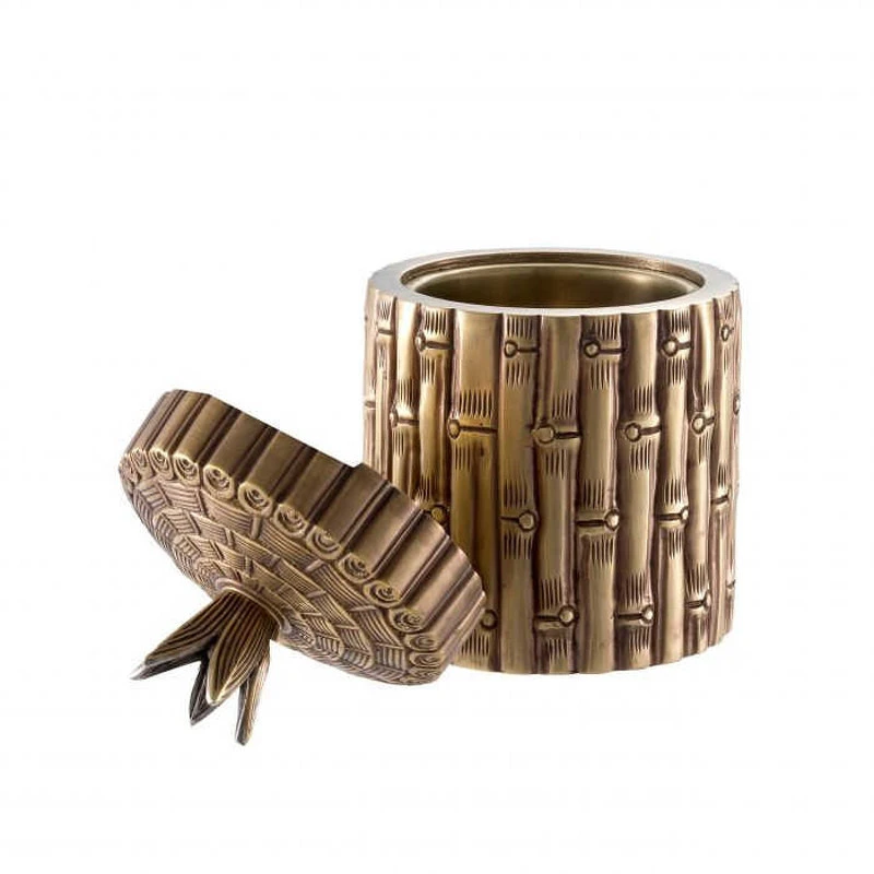 Шкатулка Bamboo Eichholtz Accessories 22h x ø14 nc95577