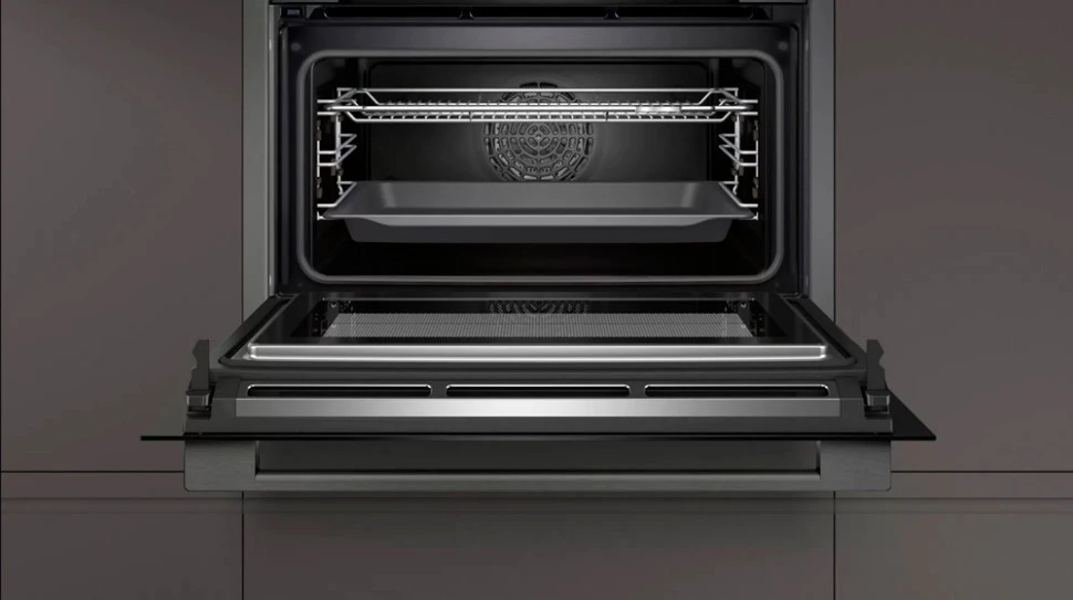 Компактный встраиваемый духовой шкаф с микроволнами Neff C17MR02G0