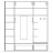 Прихожая Caccaro Freed Home 227,5 x 42,7 x 263,6h nc104817