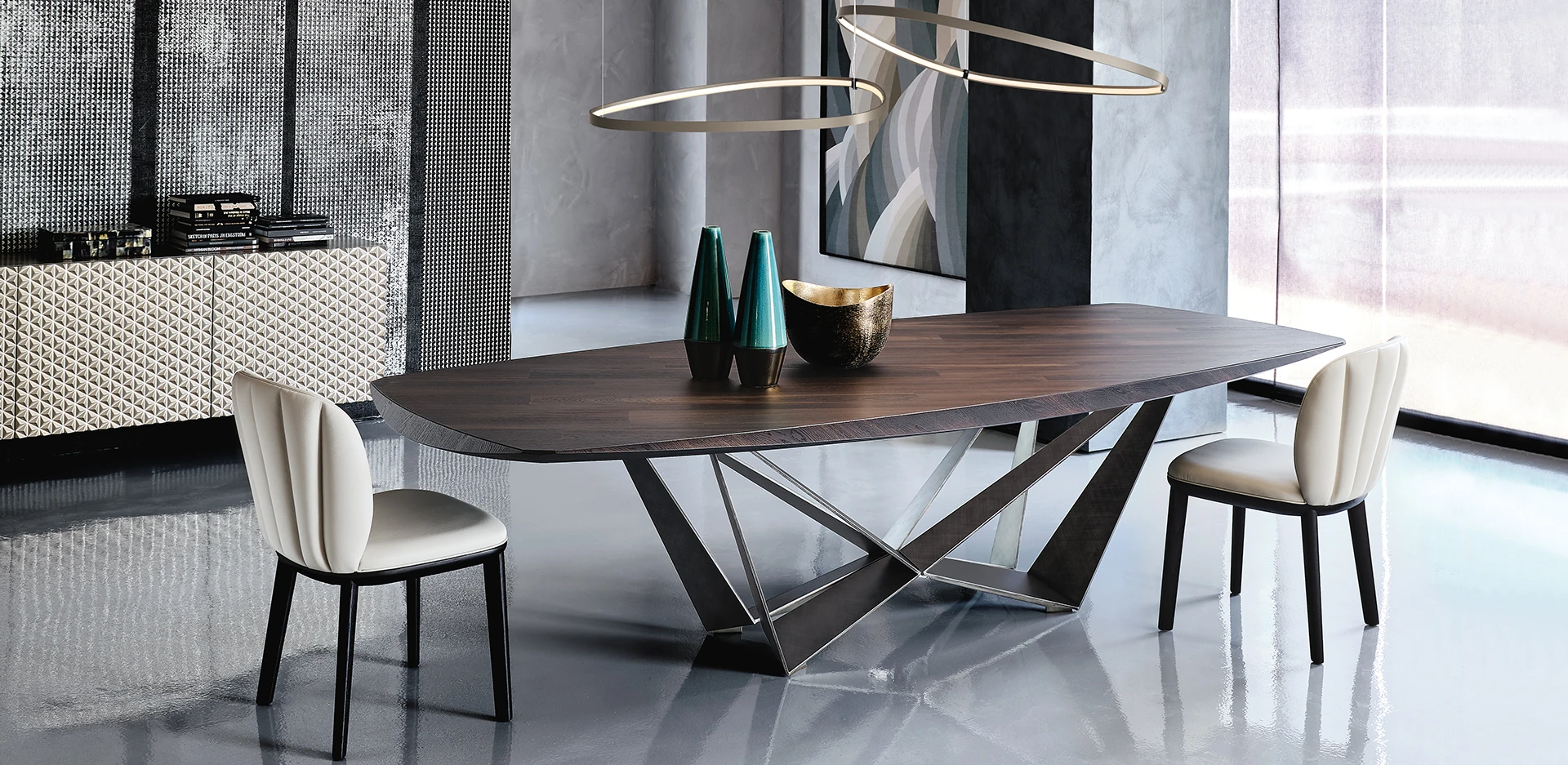 Стол в столовую Cattelan italia Skorpio Wood