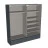 Гардероб Modula Tomasella Sistema Armadi 241,9 x 62 x 255h nc111007