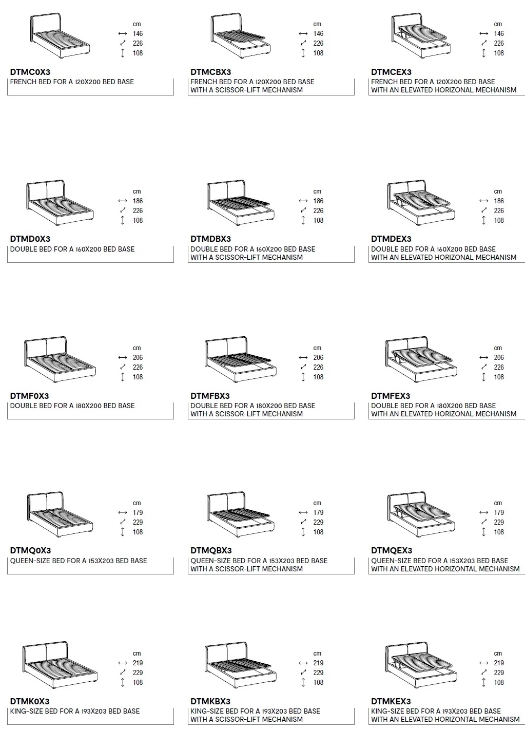 Размеры Кровать Calligaris Dolly CS6086
