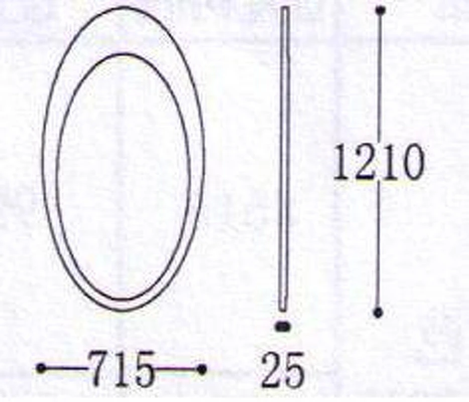 Зеркало Fratelli Barri Venezia 71,5 x 2,5 x 121h nc66899
