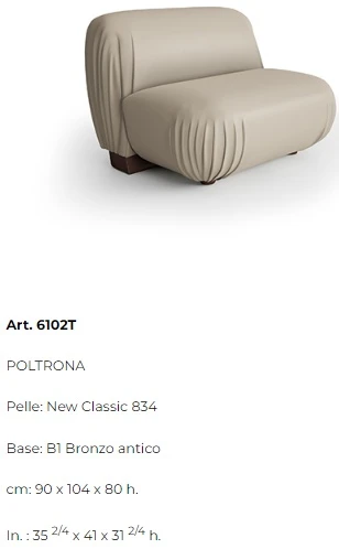 Размеры Кресло Bizzotto Italia Grand Pliage 6102T