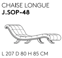 Размеры Кушетка Jumbo Collection Sophie