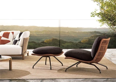 Кресло Minotti Pattie Cord Outdoor
