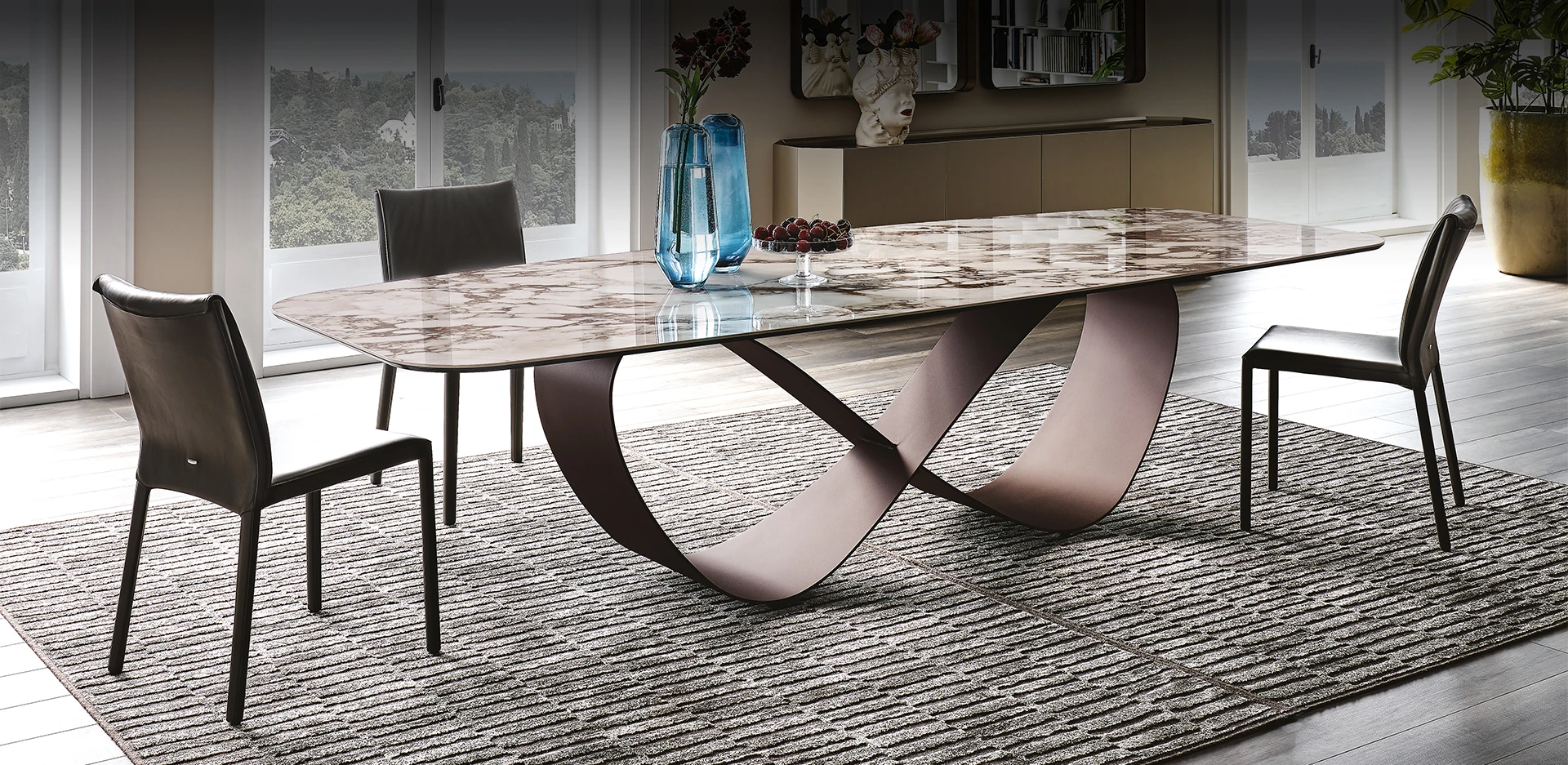 Стол в столовую Cattelan Italia Butterfly Keramik 