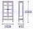 Витрина Fratelli Barri Venezia 102,6 x 45,3 x 200h nc67368